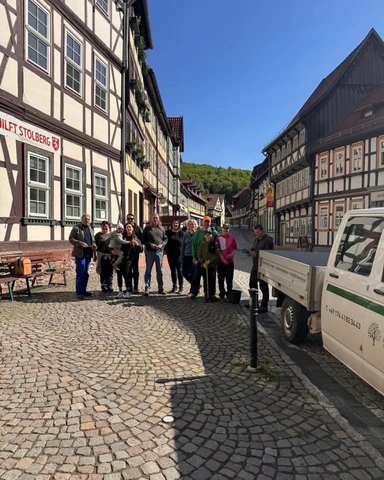 Frühjahrsputz auf den Wegen rund um Stolberg